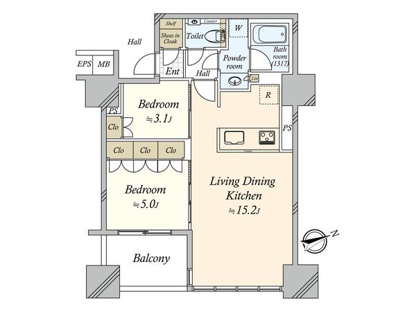 ローレルタワールネ浜松町 間取図(平面図) 間取図(平面図)