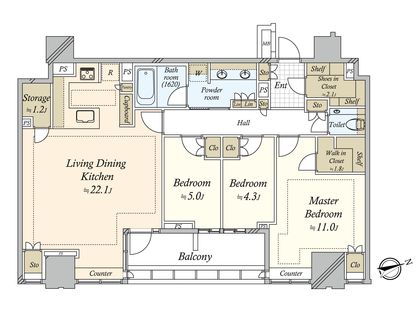間取図(平面図)