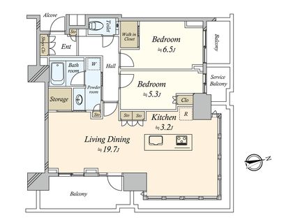 間取図(平面図)