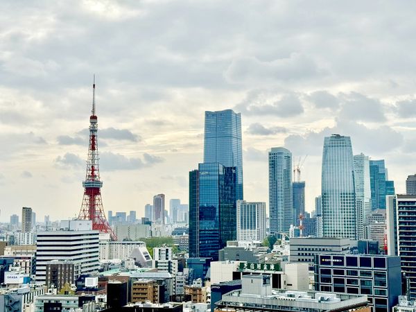 東京ツインパークス バルコニーからの眺望