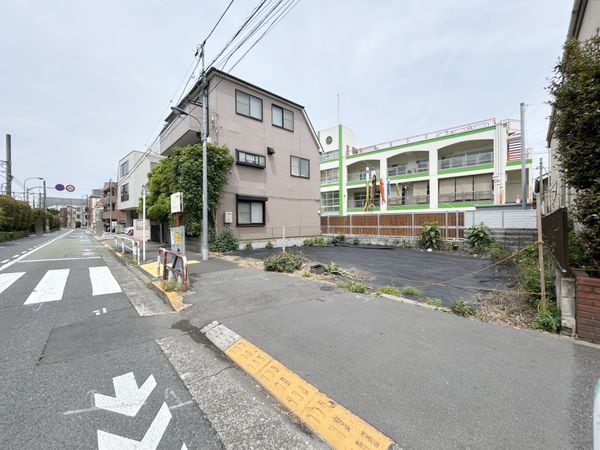 北区上中里2丁目 土地 前面道路含む外観