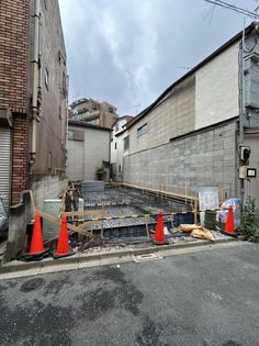 荒川区東尾久3丁目 新築戸建 1号棟 前面道路含む外観