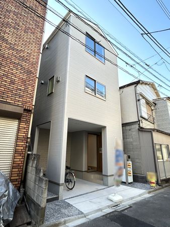 荒川区東尾久3丁目 新築戸建 1号棟 外観