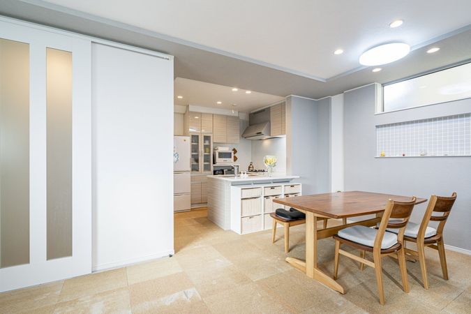 文京区千駄木3丁目 戸建 リビング