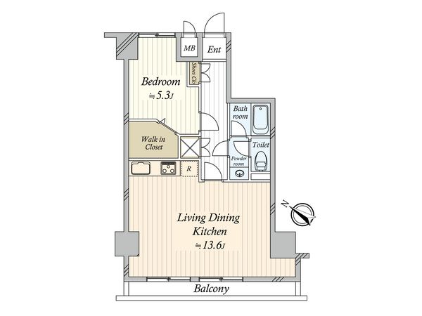 ダイアパレス町屋 間取図(平面図)