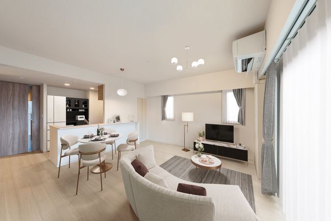 クレヴィア日暮里THE PLACE リビング