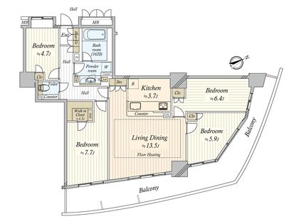 間取図(平面図)