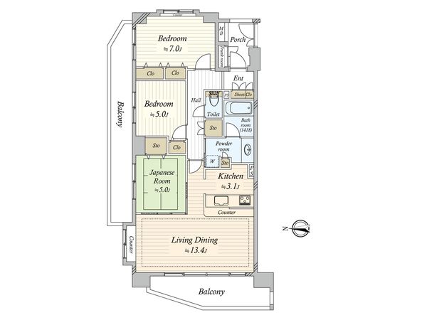 アデニウム田端 間取図(平面図) 間取図(平面図)