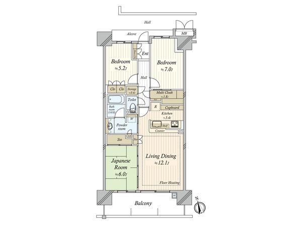 間取図(平面図)