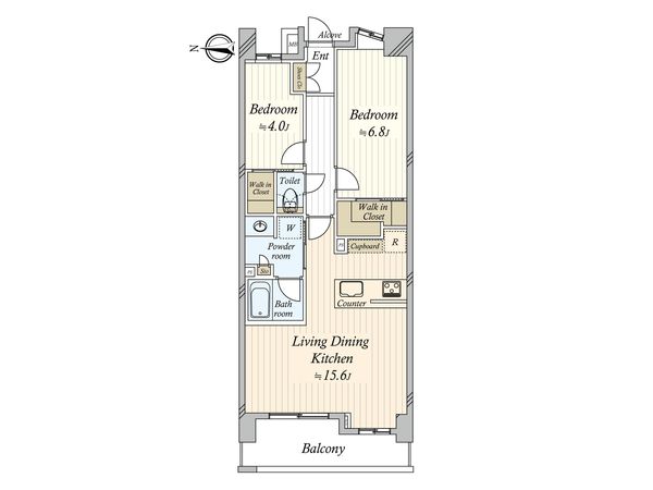 ウィルローズ田端 間取図(平面図)