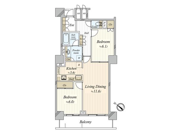 日暮里アインスタワー 間取図(平面図) 日暮里アインスタワー 間取図(平面図)