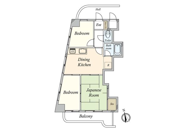 エスカイア西尾久 間取図(平面図) エスカイア西尾久 間取図(平面図)