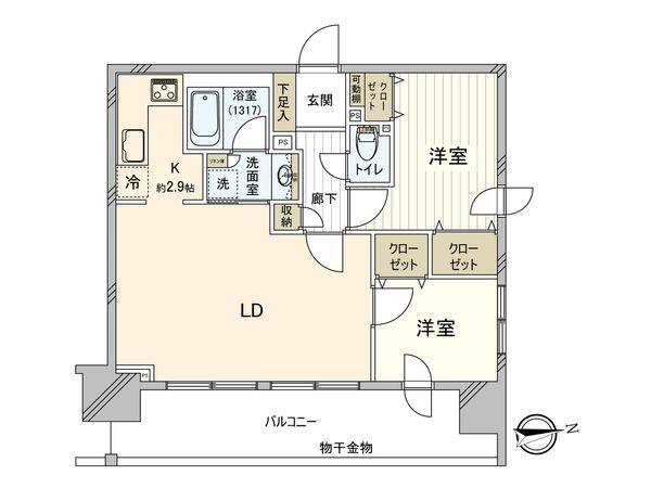 デュオシティ西日暮里ステーシア 間取図(平面図)