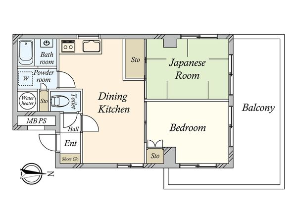 ライオンズマンション荒川遊園 間取図(平面図)
