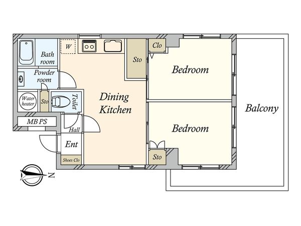 ライオンズマンション荒川遊園 間取図(平面図)