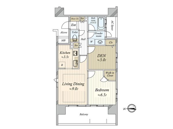アドバンスステージ田端参番館 間取図(平面図)