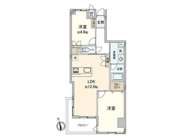 ライオンズマンション町屋 間取図(平面図) ライオンズマンション町屋 間取図(平面図)