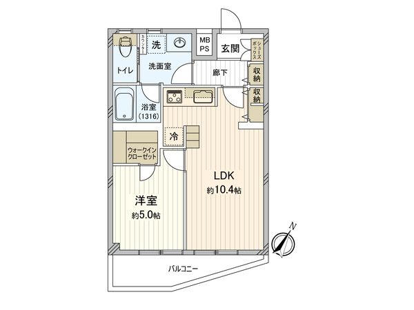 サザンパレス西日暮里 間取図(平面図) 間取図(平面図)
