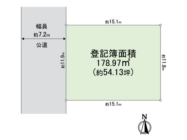 足立区千住緑町3丁目 土地 区画図 足立区千住緑町3丁目 土地 区画図