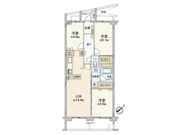 間取図(平面図)