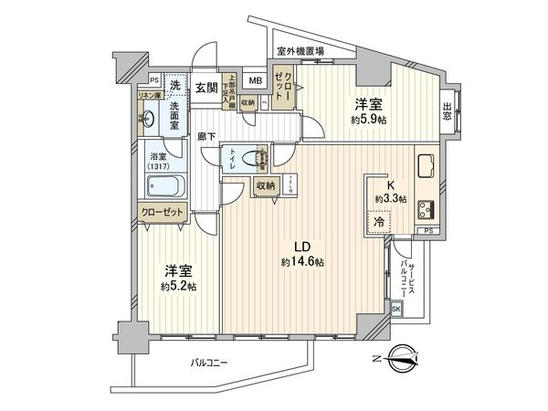 間取図(平面図)