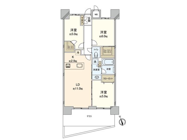 アンビシャス堀切菖蒲園 間取図(平面図) アンビシャス堀切菖蒲園 間取図(平面図)