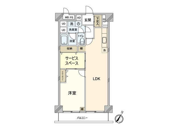 五反野スカイハイツ 間取図(平面図) 五反野スカイハイツ 間取図(平面図)