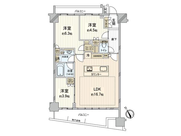 間取図(平面図)