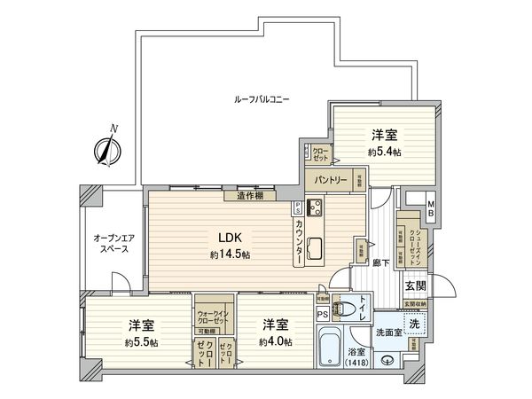 グランシティユーロテラスⅡ 間取図(平面図) グランシティユーロテラスⅡ 間取図(平面図)