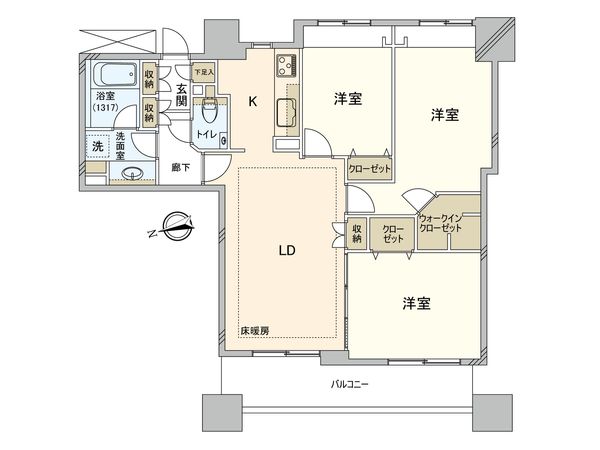 千住ミルディスⅡ番館(アトラスタワー北千住) 間取図(平面図) 千住ミルディスⅡ番館(アトラスタワー北千住) 間取図(平面図)