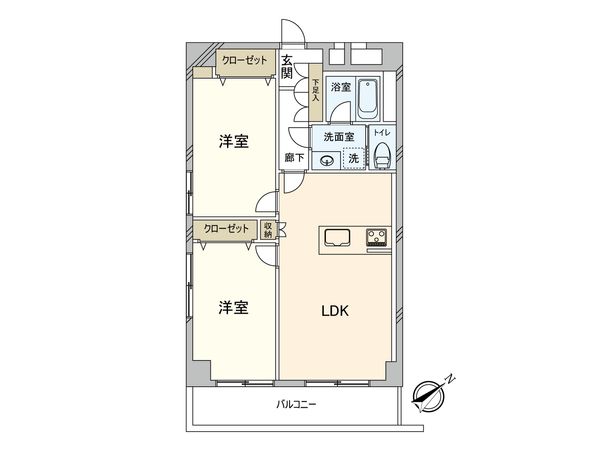 ローズハイツ青戸 間取図(平面図)