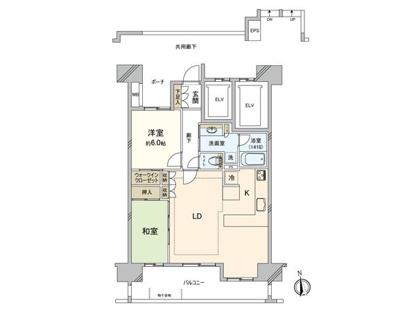 北千住パークハウス 間取図(平面図) 北千住パークハウス 間取図(平面図)