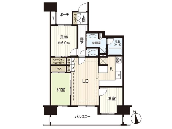 北千住パークハウス 間取図(平面図) 北千住パークハウス 間取図(平面図)