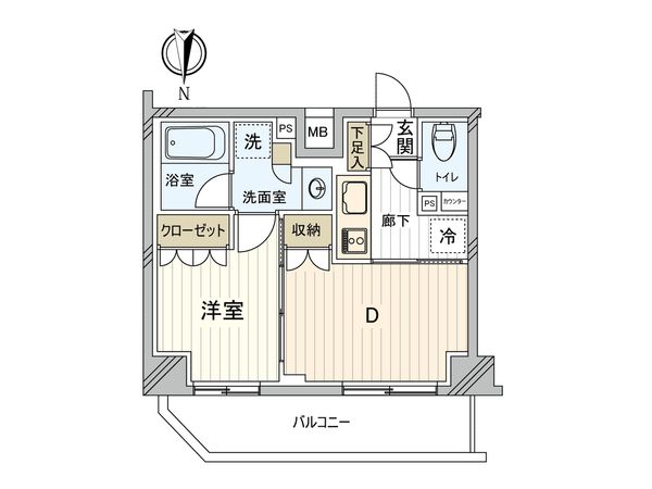 パレステージ六町Ⅳ 間取図(平面図) パレステージ六町Ⅳ 間取図(平面図)