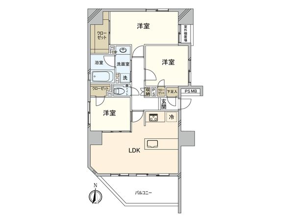 プレシス堀切菖蒲園 間取図(平面図)