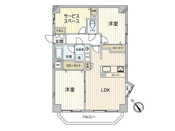 コスモ堀切菖蒲園駅前 間取図(平面図) コスモ堀切菖蒲園駅前 間取図(平面図)