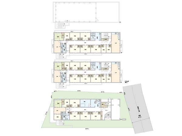足立区中央本町3丁目 ビル 間取図(平面図) 足立区中央本町3丁目 ビル 間取図(平面図)