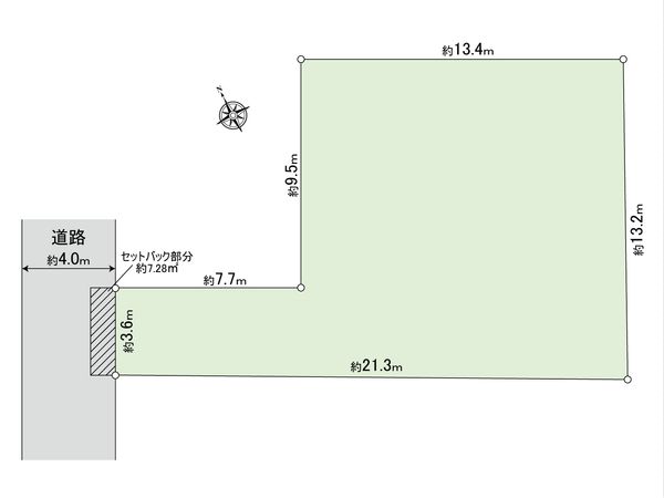 葛飾区金町五丁目 土地 区画図 区画図