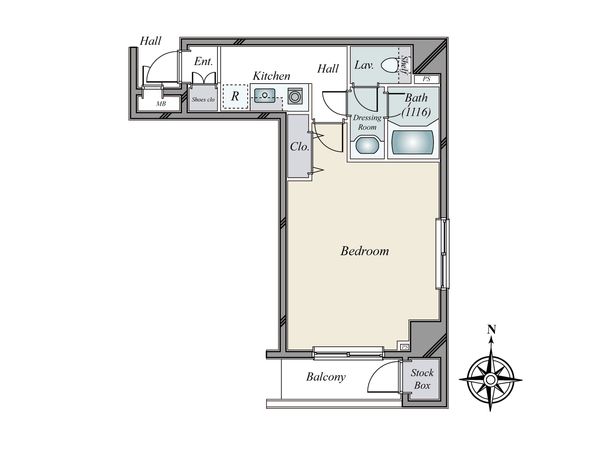 メゾン・ド・ヴィレ神田神保町 間取図(平面図) メゾン・ド・ヴィレ神田神保町 間取図(平面図)