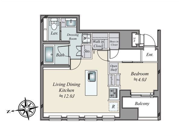 ビラハイツ北の丸 間取図(平面図)