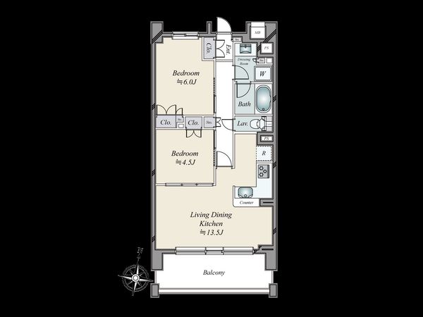 BELISTA早稲田 間取図(平面図) 間取図(平面図)