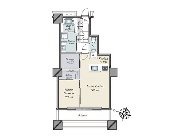 東京レジデンス 間取図(平面図)