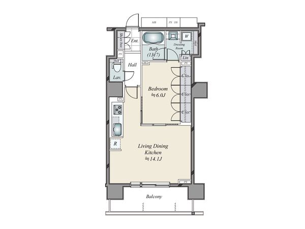 ローレルアイ千代田淡路町 間取図(平面図) ローレルアイ千代田淡路町 間取図(平面図)