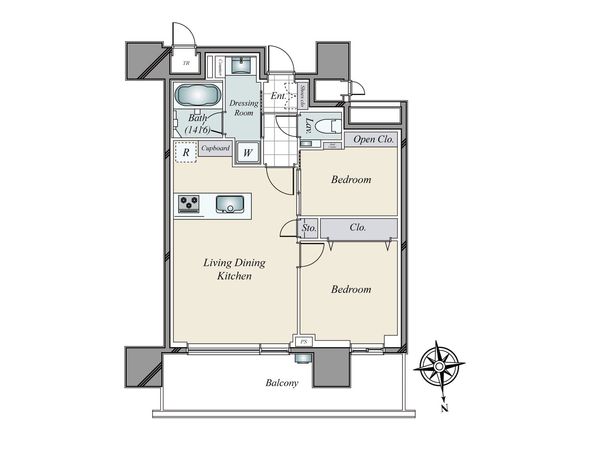 間取図(平面図)