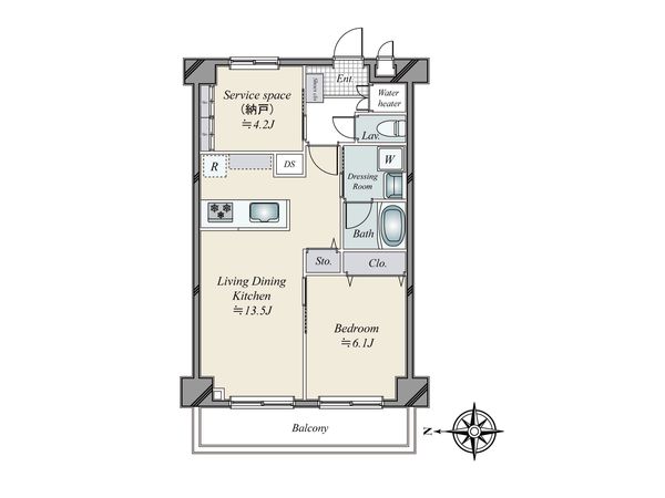 ライオンズマンション神楽坂第3 間取図(平面図) ライオンズマンション神楽坂第3 間取図(平面図)
