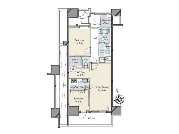 パークハウス文京関口 間取図(平面図) パークハウス文京関口 間取図(平面図)