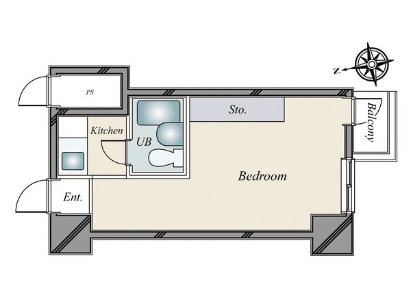 飯田橋ハイツ 間取図(平面図)