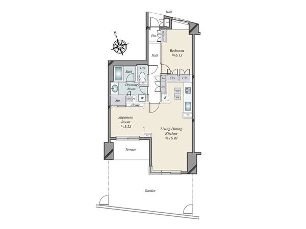 神楽坂パークハウス 間取図(平面図)