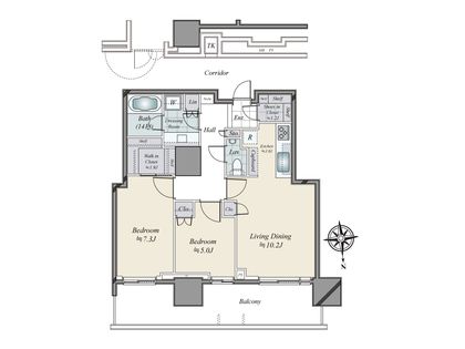 間取図(平面図)