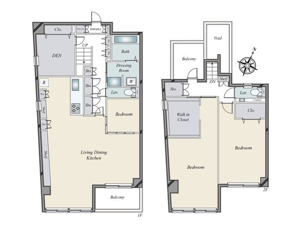 コスモシティ市ヶ谷 間取図(平面図)